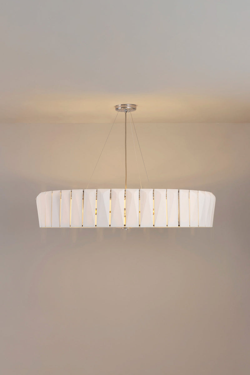 btc Shard Chandelier 100 Natural White / Frosted