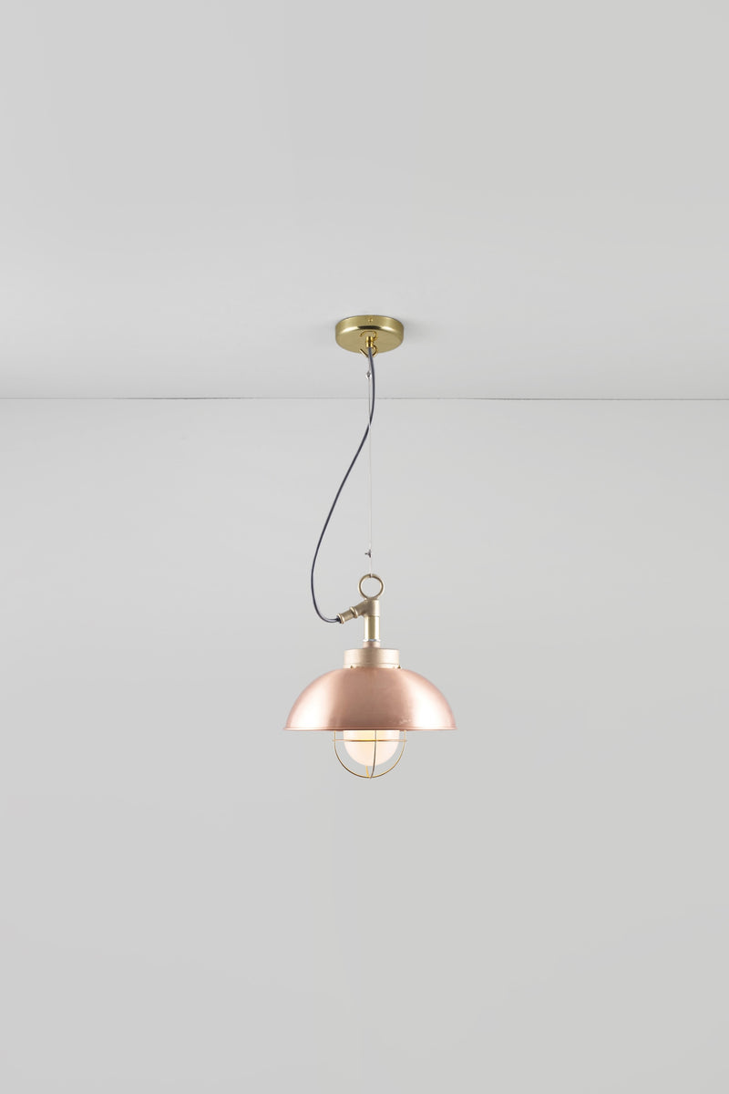 Btc Shipyard Pendant Galvanised Silver / Clear