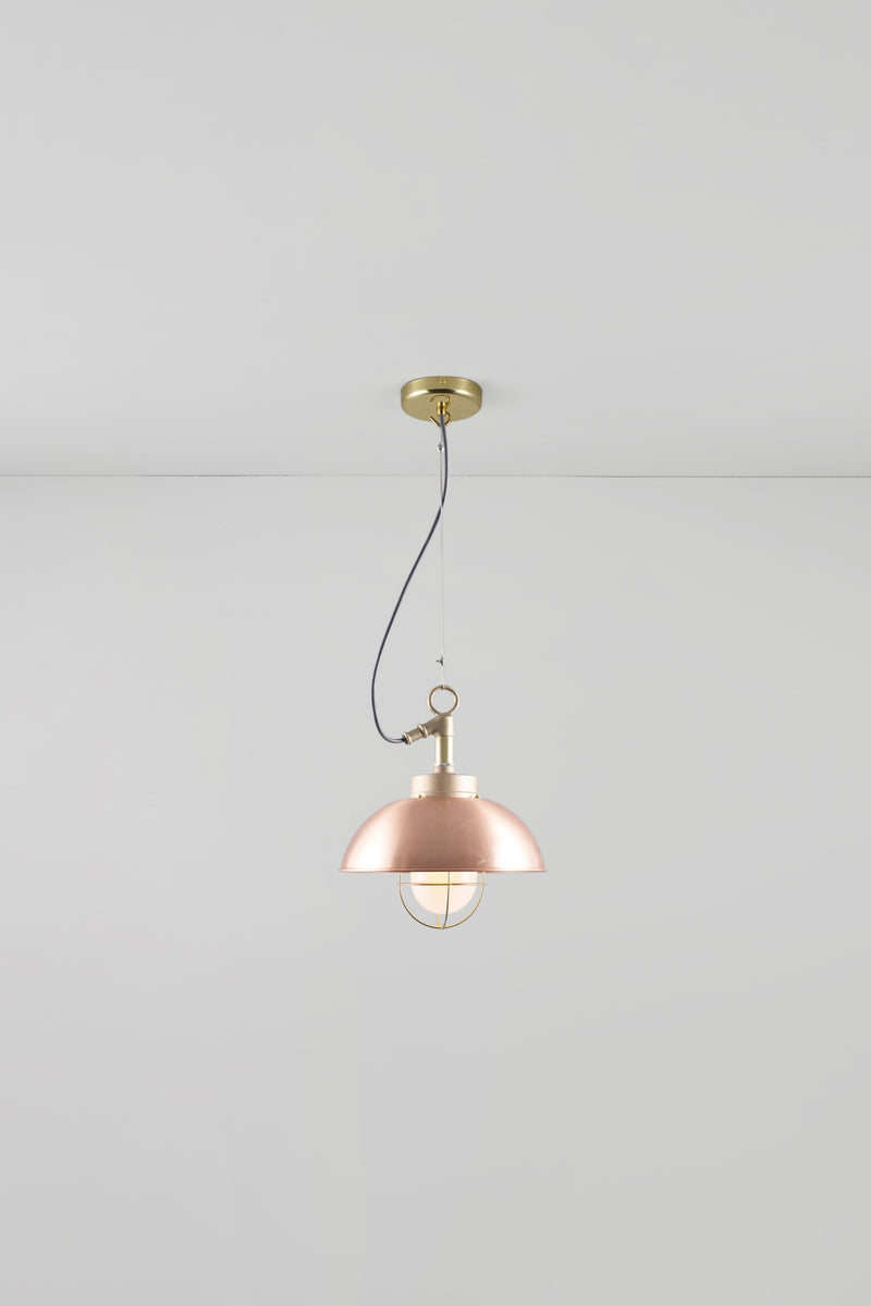 Btc Shipyard Pendant Galvanised Silver / Clear