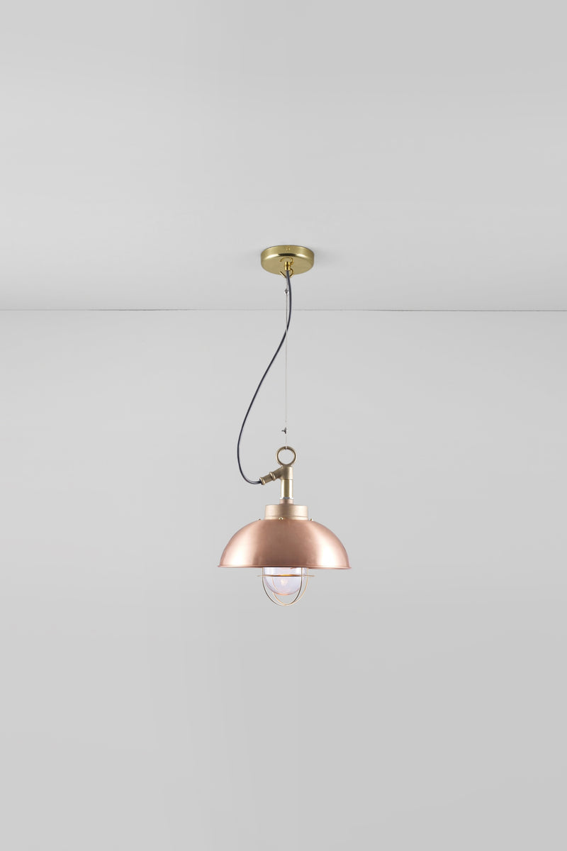 btc Shipyard Pendant Galvanised Silver / Clear