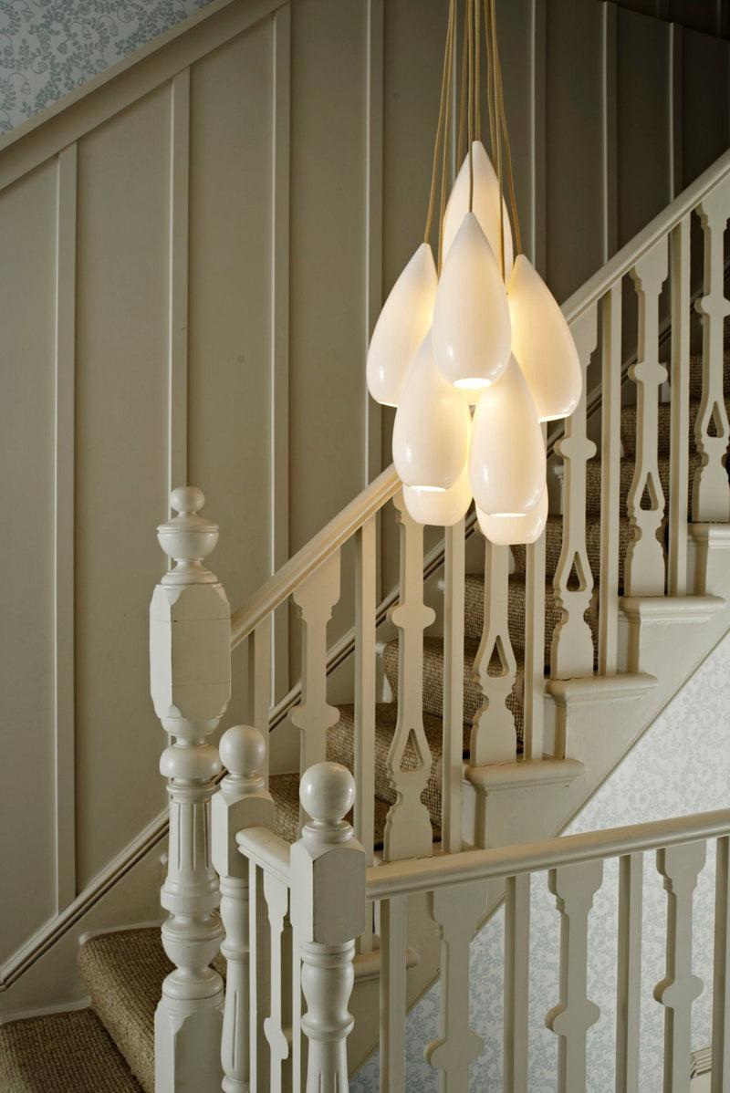 Btc Drop Zero Grouping Of Six Pendants Natural White