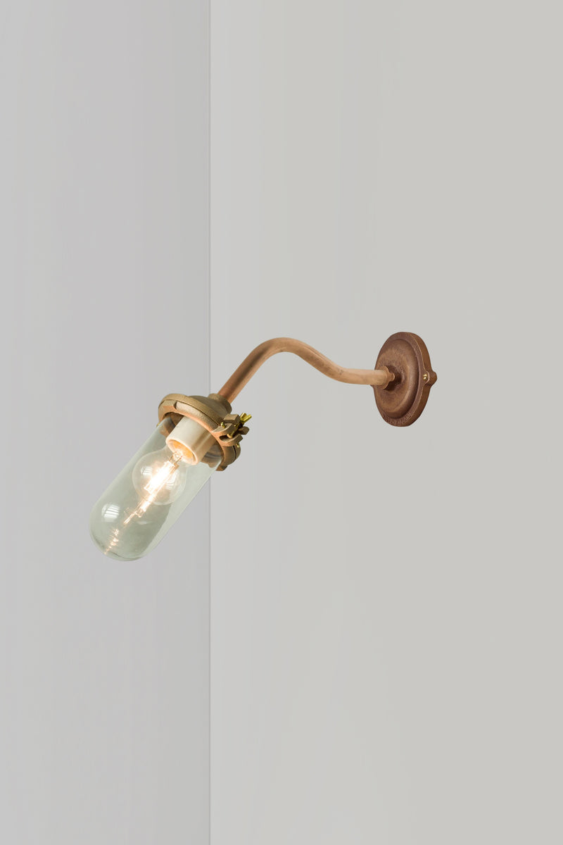 btc Exterior Bracket Light Canted 7684 Bronze / Frosted / Standard