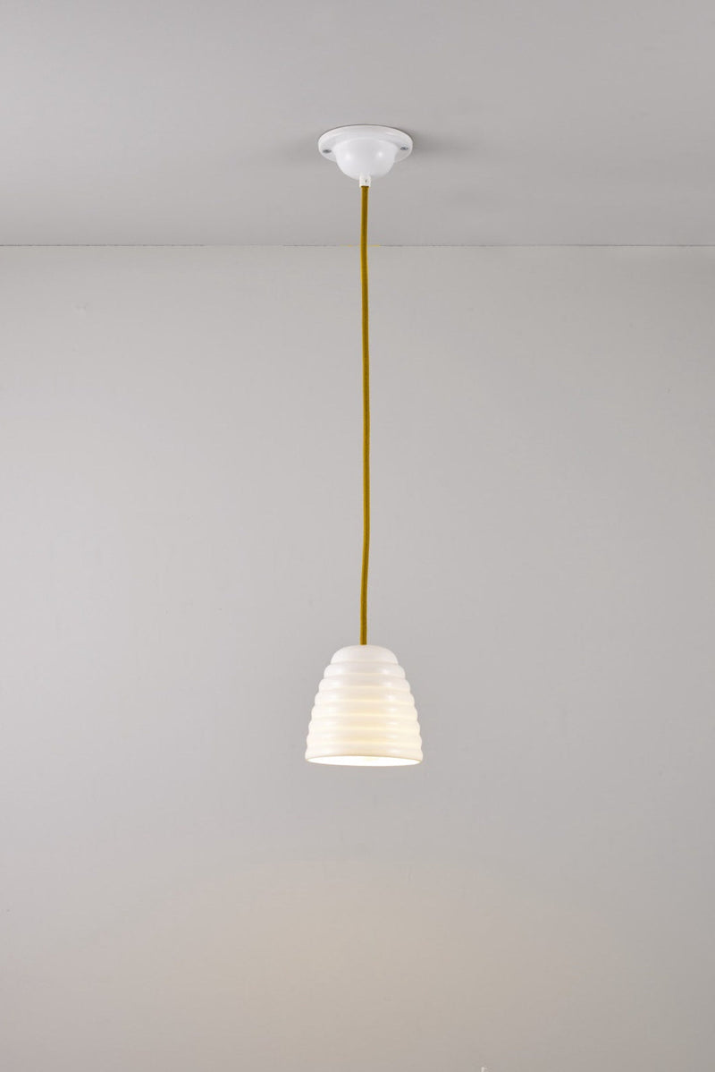 btc Hector Bibendum Size 1 Pendant Natural White / Yellow