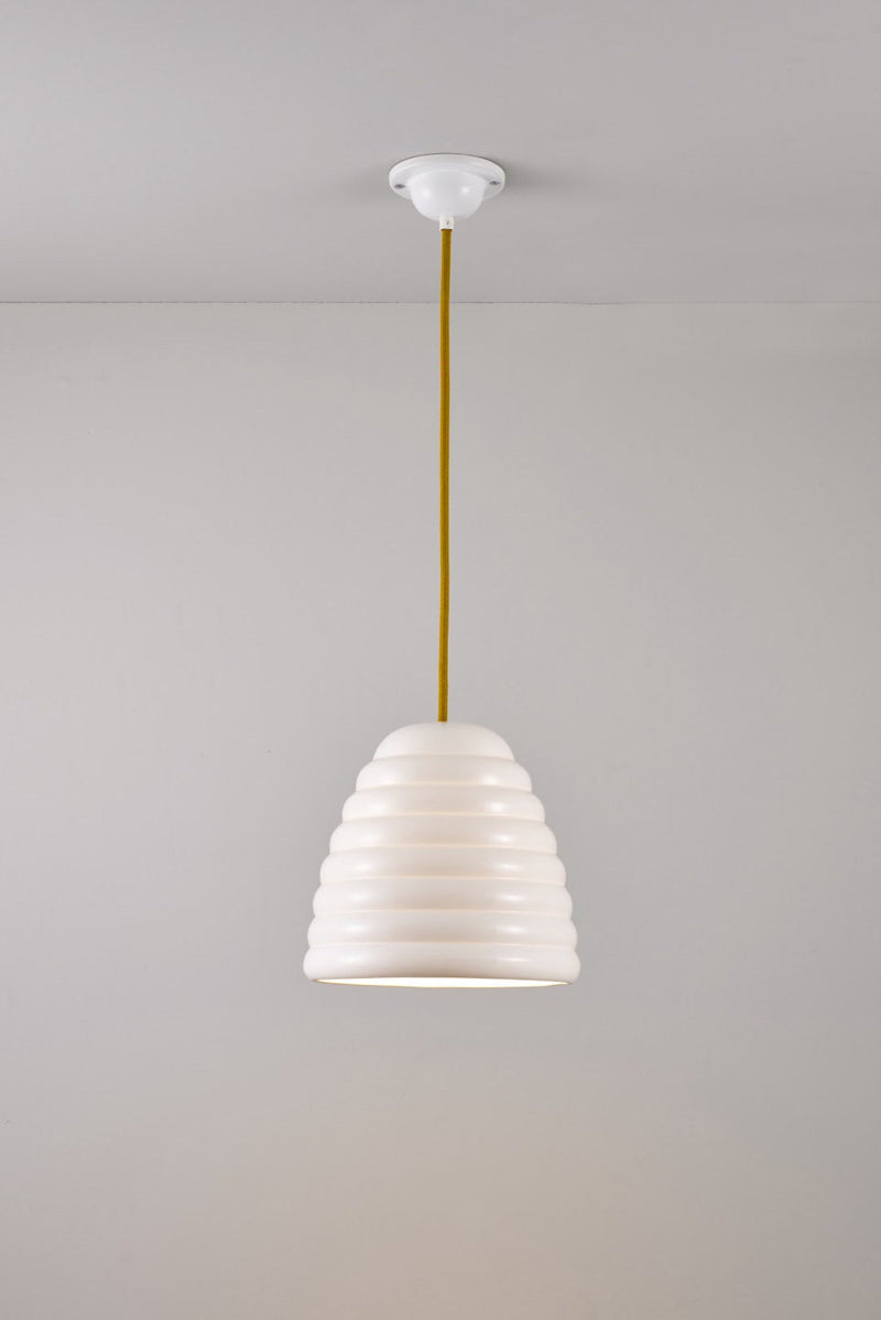 btc Hector Bibendum Size 3 Pendant Natural White / Yellow