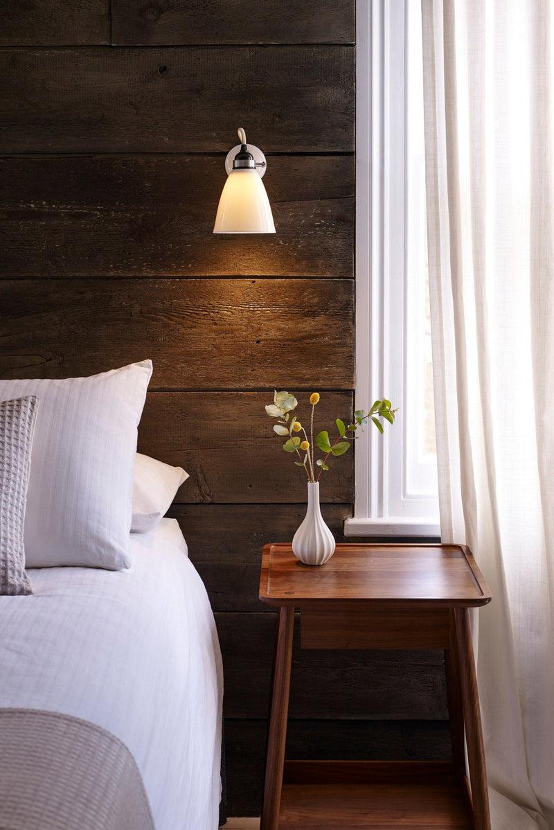 Btc Hector Medium Dome Wall Light Switched Natural White