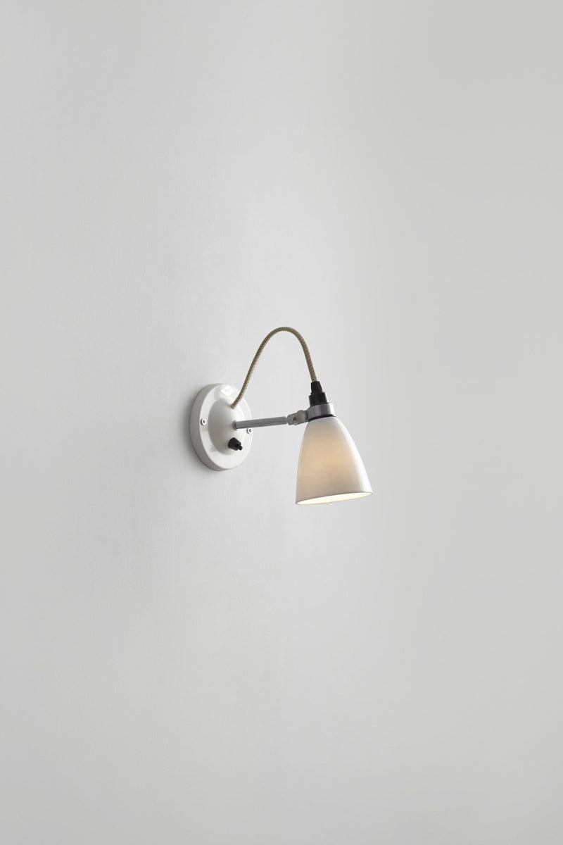 btc Hector Small Dome Wall Light Switched Natural White