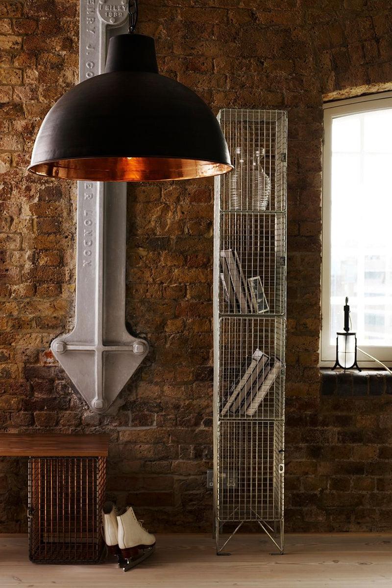 Btc Medium Spun Reflector Weathered Copper / Polished Copper