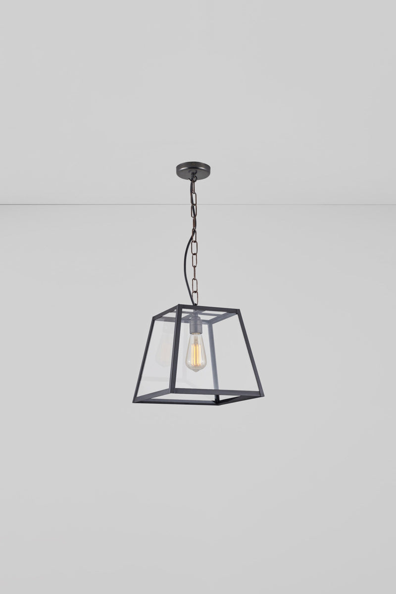 Btc Quad Medium Pendant Light Weathered Brass / Clear