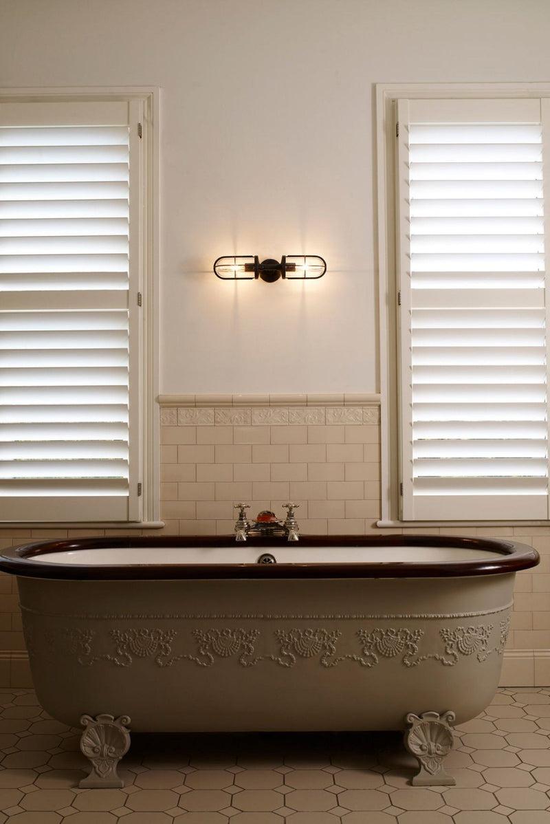 btc Weatherproof Ship's Double Well Glass Weathered Brass / Clear