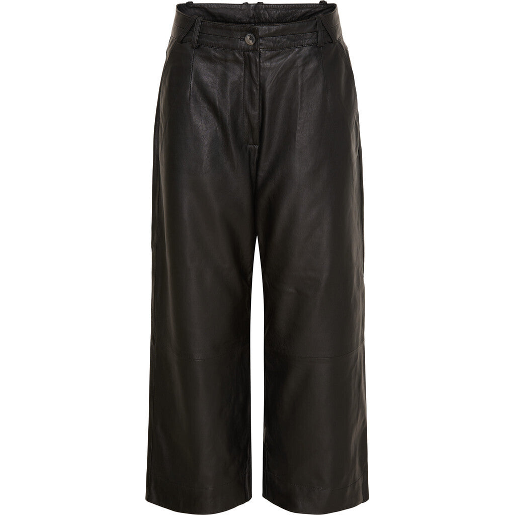 btfcph 3/4 læderbukser med vidde