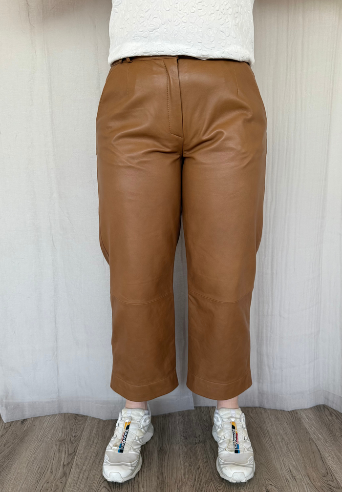 Btfcph 3/4 Læderbukser Med Vidde - KOLLEKTIONSSALG