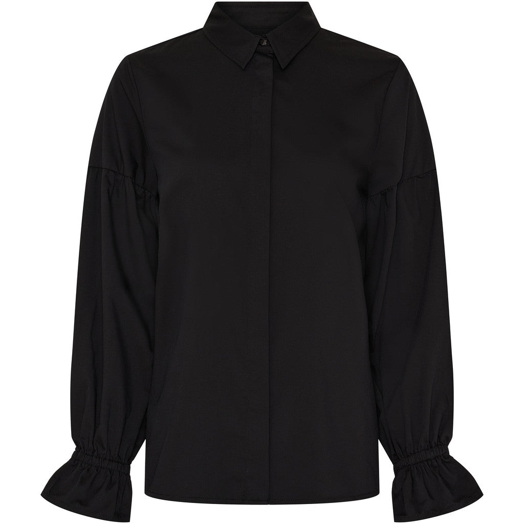 btfcph Bambusskjorte med flæsekant