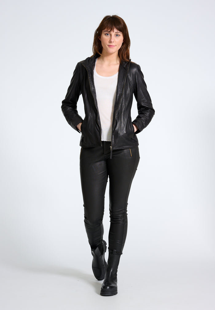 Btfcph Bikerjakke I Læder