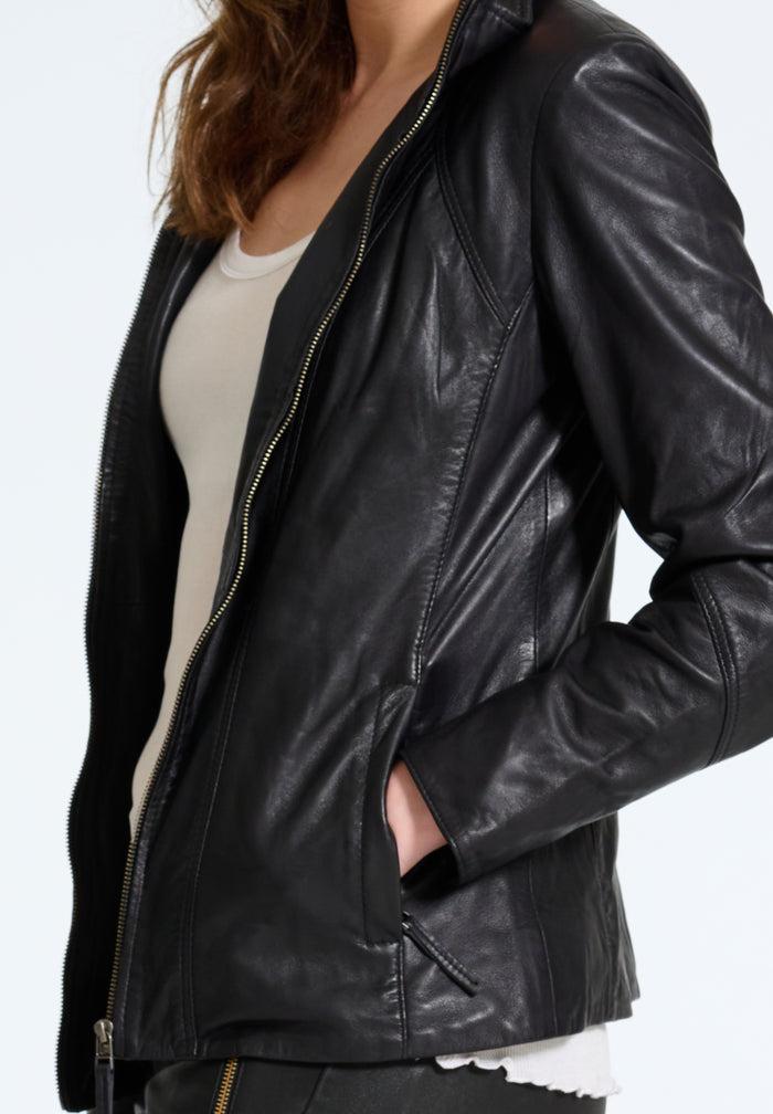 Btfcph Bikerjakke I Læder