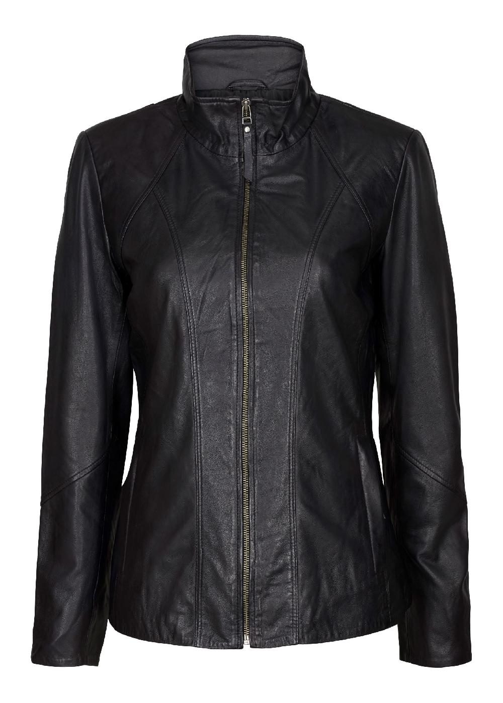 btfcph Bikerjakke i læder