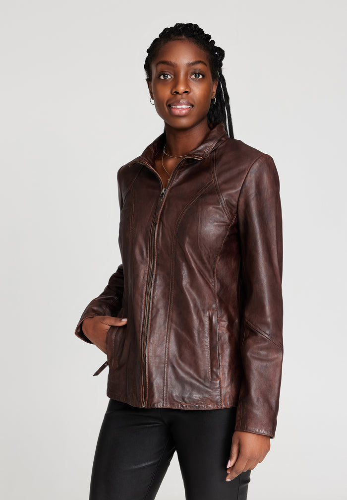 Btfcph Bikerjakke I Læder