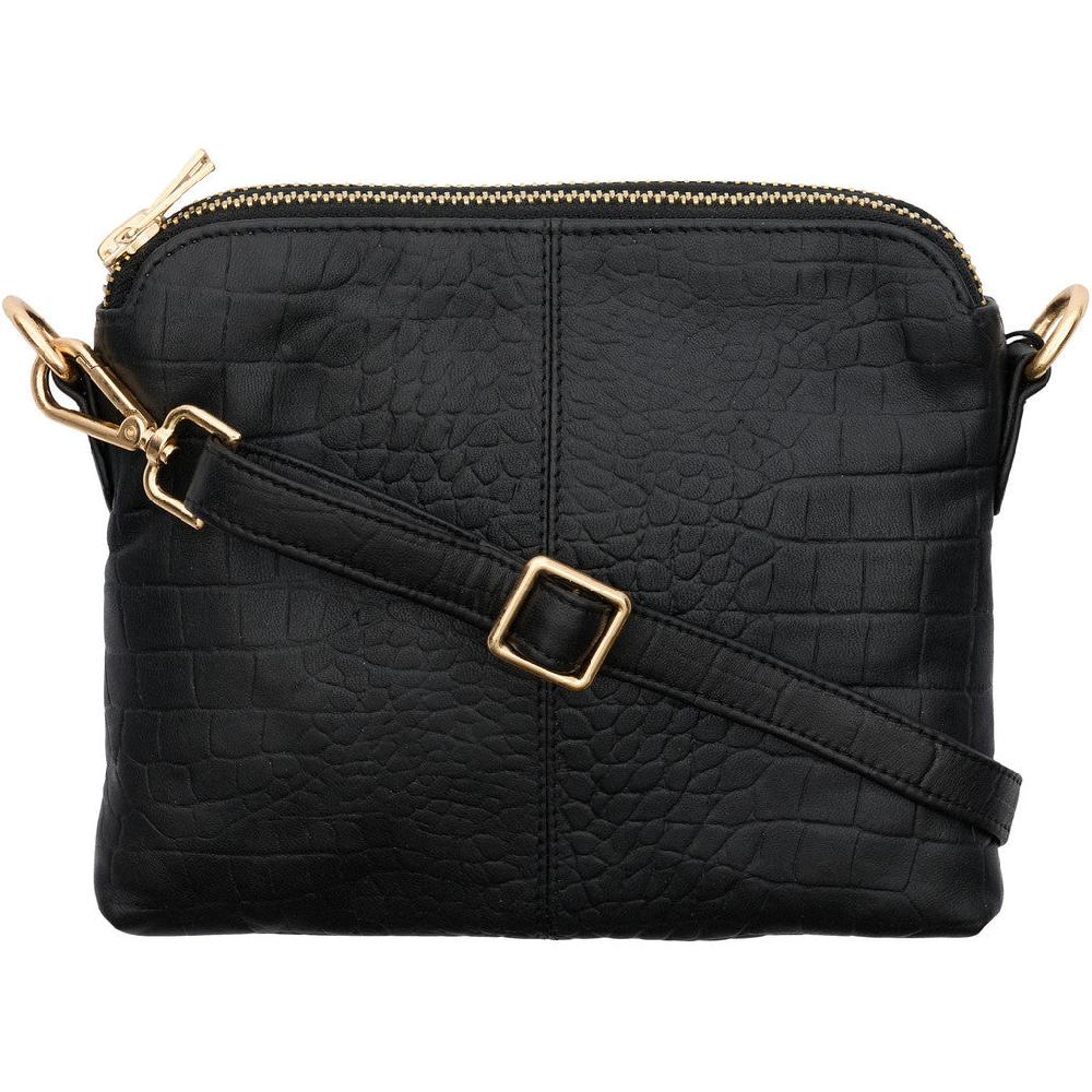 btfcph Clutch i krokodillepræget læder