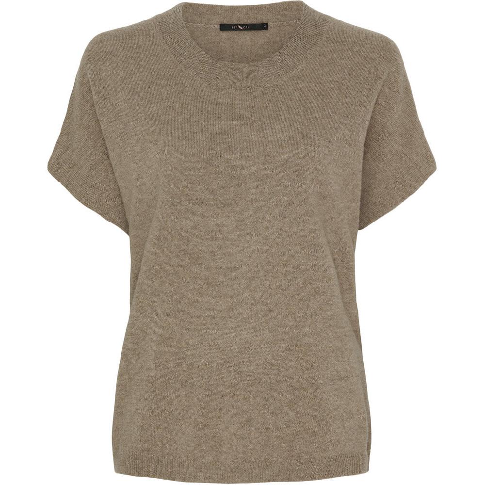 btfcph Finstrikket t-shirt i cashmere blanding