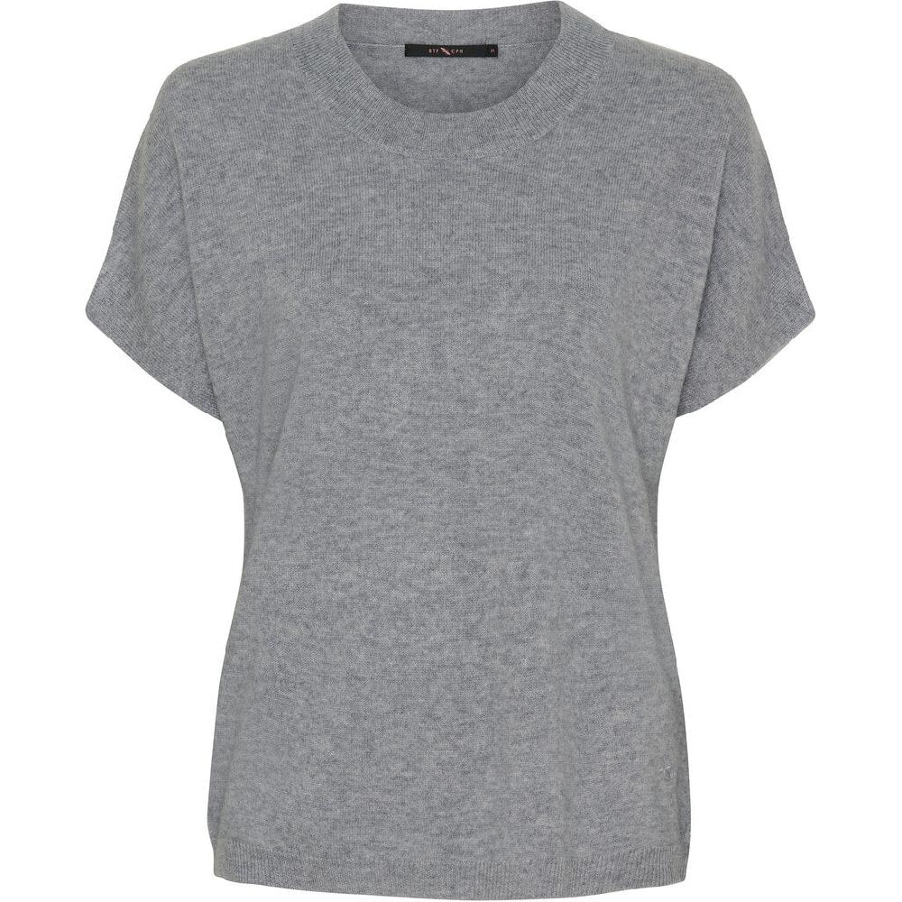 btfcph Finstrikket t-shirt i cashmere blanding