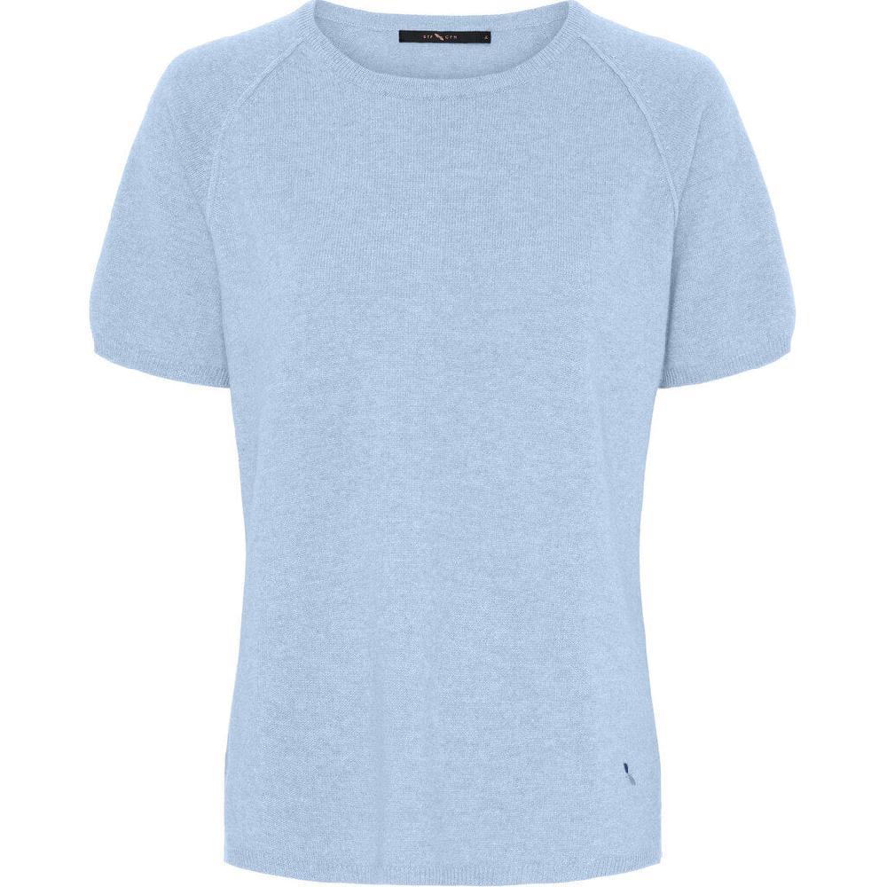 btfcph Finstrikket t-shirt i cashmere blanding