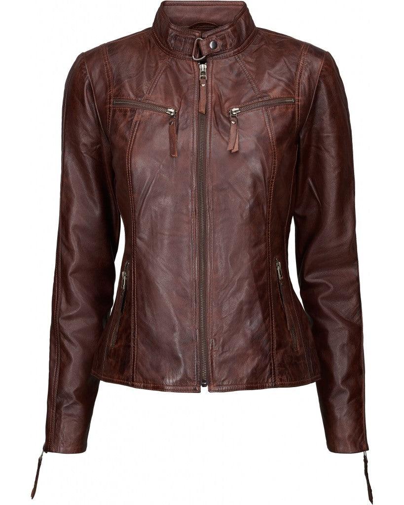 btfcph Klassisk biker læderjakke