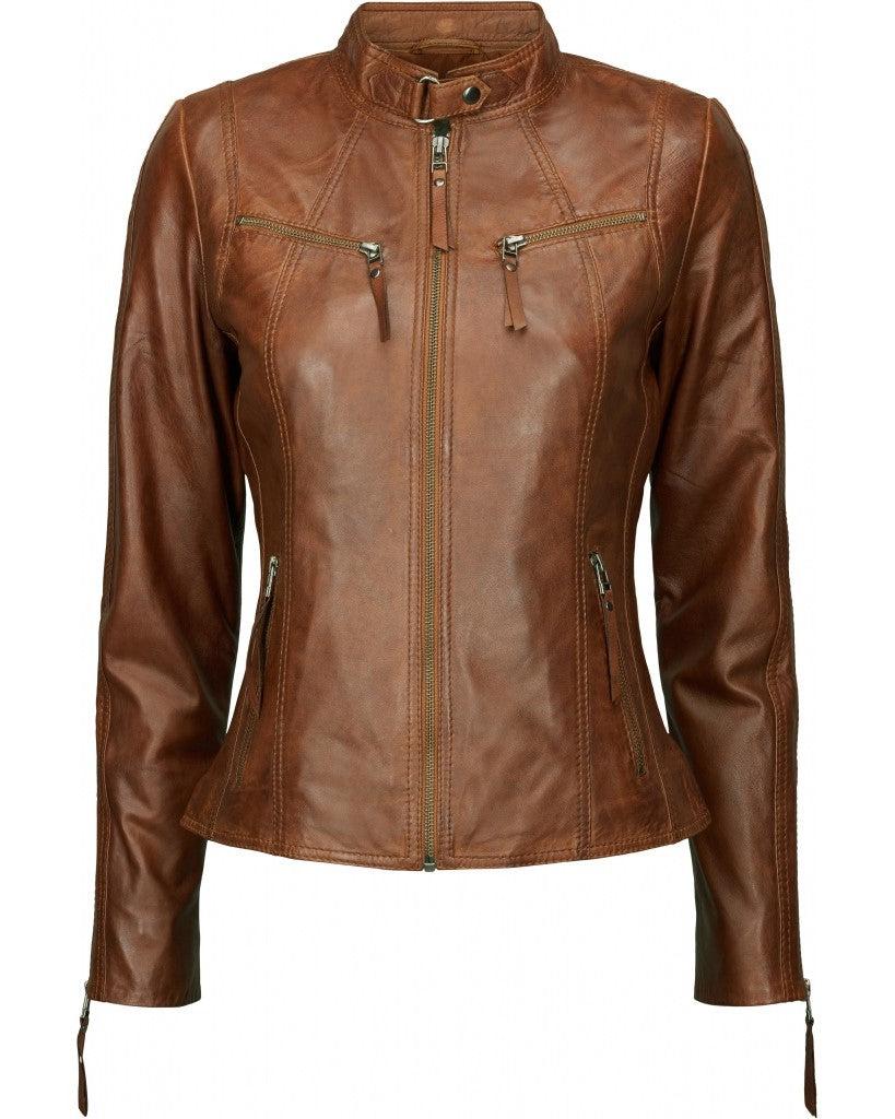 btfcph Klassisk biker læderjakke