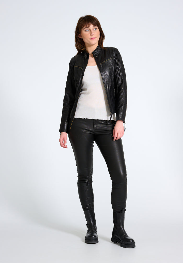 Btfcph Klassisk Biker Læderjakke