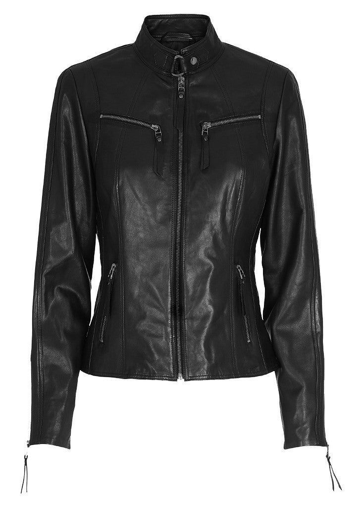 btfcph Klassisk biker læderjakke