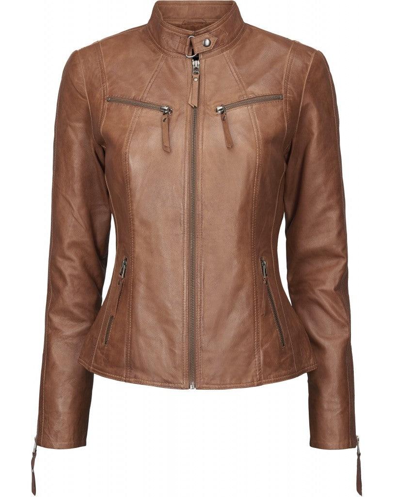 btfcph Klassisk biker læderjakke