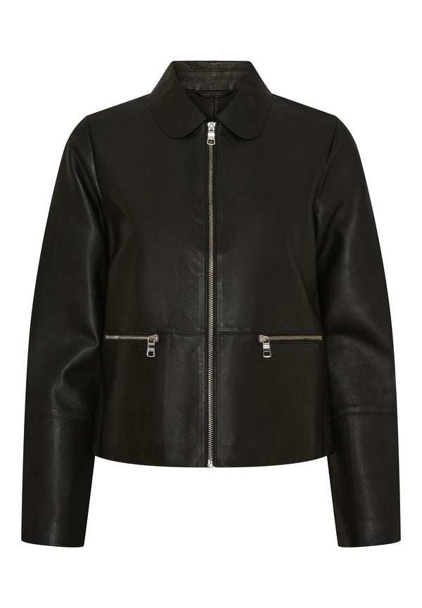 btfcph Klassisk læderjakke