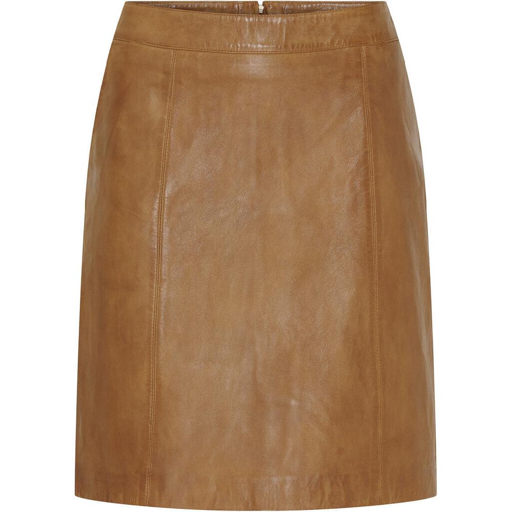 btfcph Kort pencilnederdel i læder