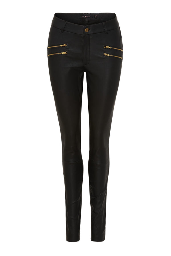 btfcph Læderbukser med snydelommer