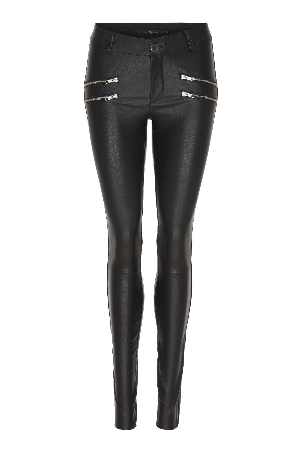 btfcph Læderbukser med snydelommer