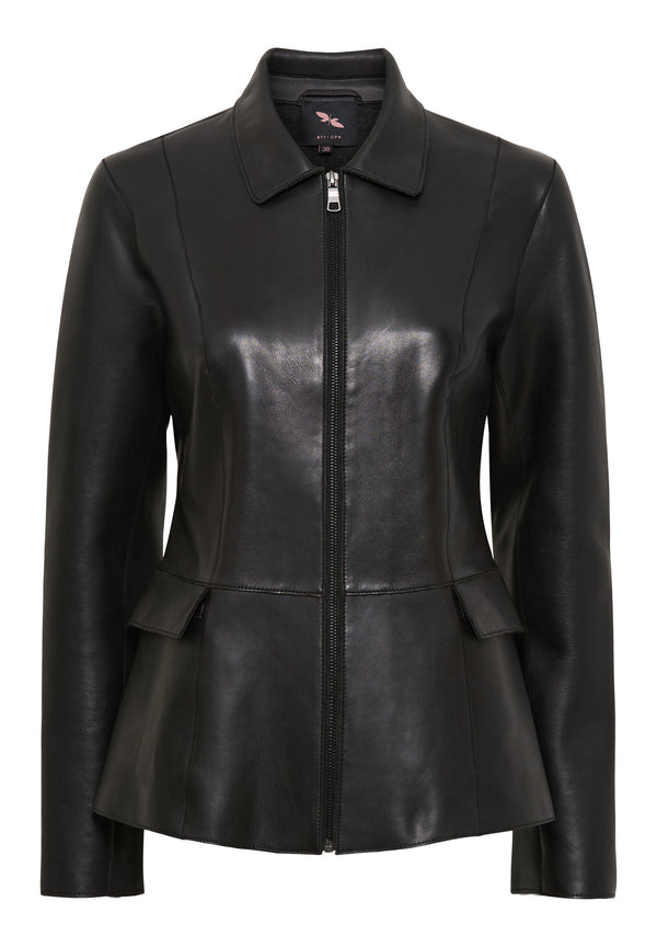 btfcph Læderjakke med krave