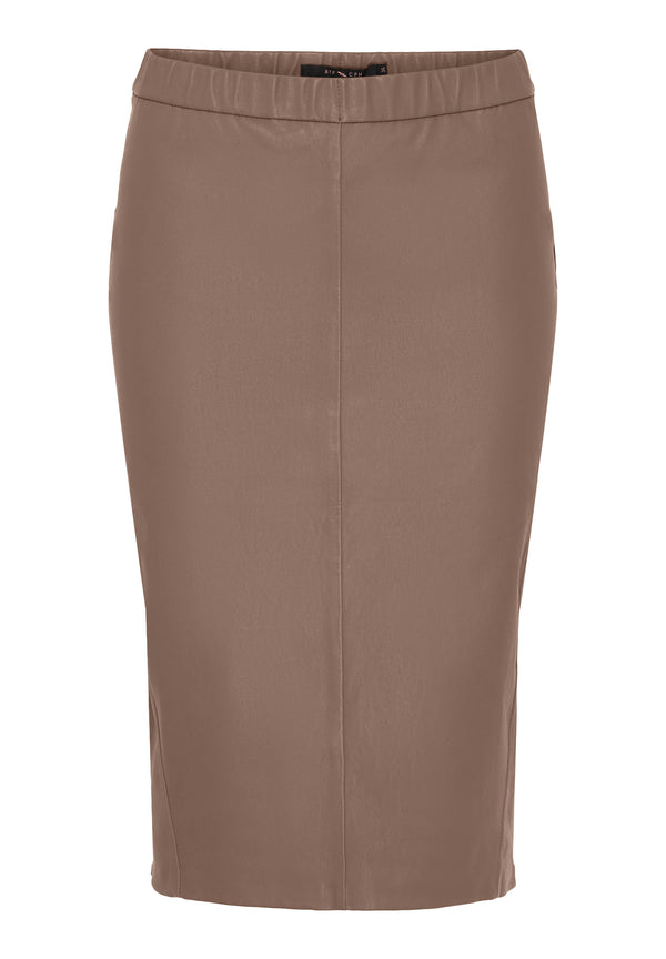 btfcph Pencilnederdel i læder med stretch