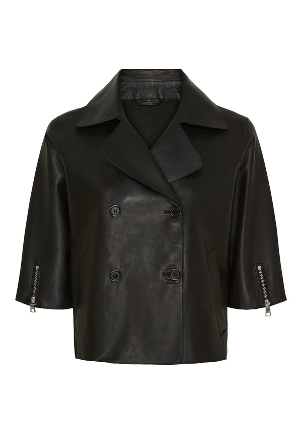 btfcph Trenchcoat med korte ærmer