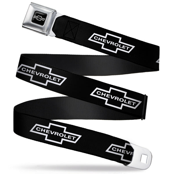 buckle down 1965 CHEVROLET Bowtie Full Color Black White Seatbelt Belt - 1965 CHEVROLET Bowtie Black/White Webbing buckle down 1965 CHEVROLET Bowtie Full Color Black White Seatbelt Belt - 1965 CHEVROLET Bowtie Black/White Webbing