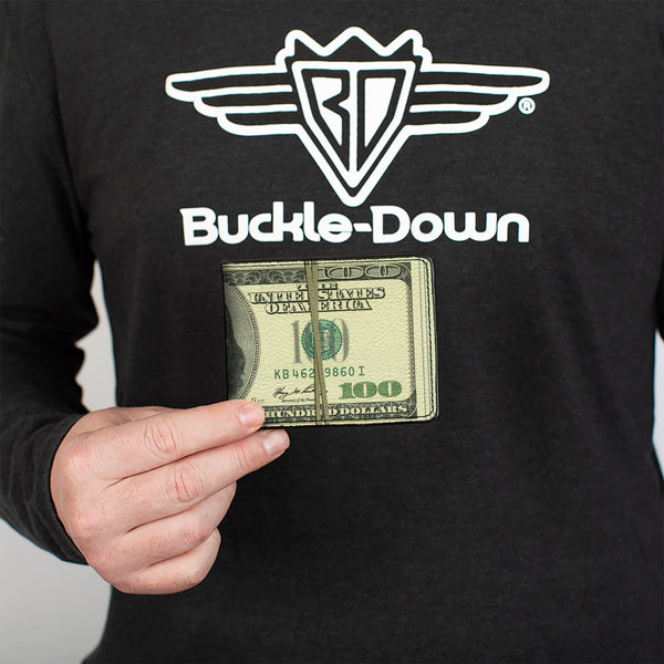 Buckle Down Bi-Fold Wallet - 100 Dollar Bill Series 2006 W Rubberband