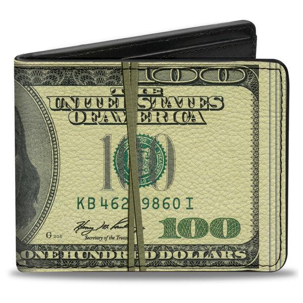 buckle down Bi-Fold Wallet - 100 Dollar Bill Series 2006 w Rubberband