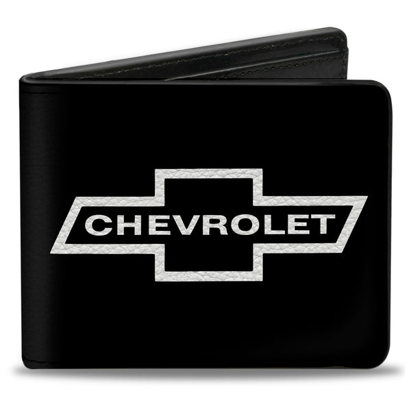 buckle down Bi-Fold Wallet - 1965 CHEVROLET Bowtie Black White