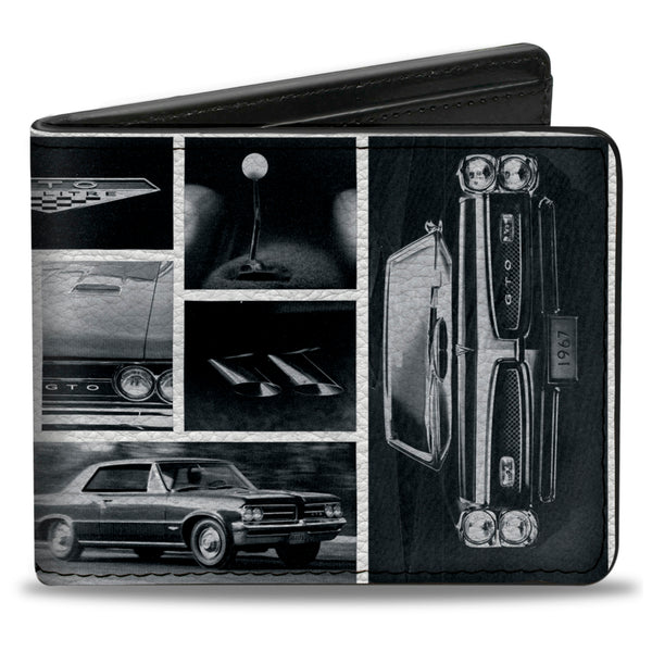 buckle down Bi-Fold Wallet - 1967 Pontiac GTO Snapshots White Grays