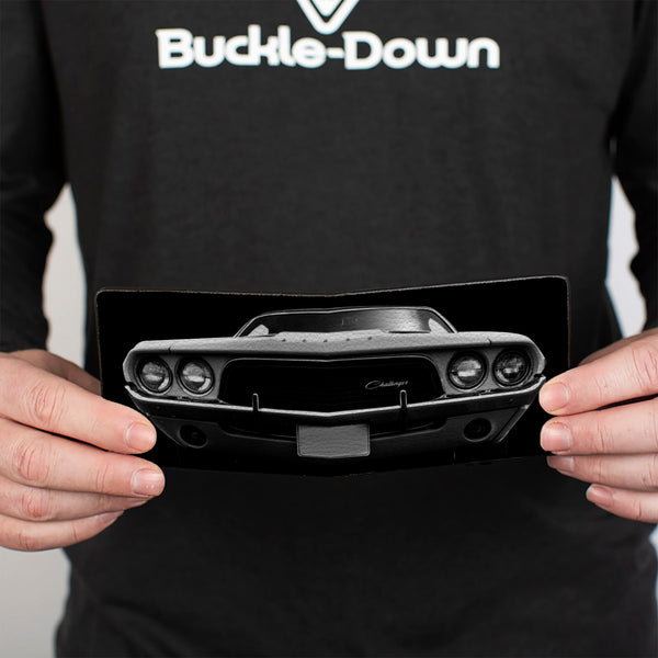 Buckle Down Bi-Fold Wallet - 1976 Challenger Black & White