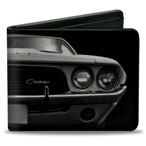 buckle down Bi-Fold Wallet - 1976 Challenger Black & White