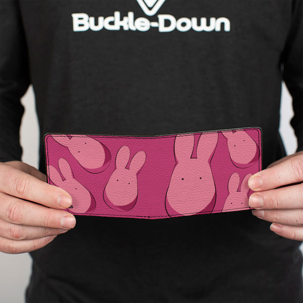 Buckle Down Bi-Fold Wallet - After-School Hanako-Kun Mokke Scattered Pinks