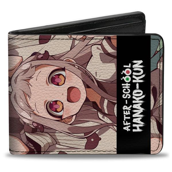 buckle down Bi-Fold Wallet - AFTER-SCHOOL HANAKO-KUN Three Character Group Pose and Title Logo