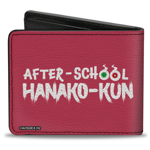 Buckle Down Bi-Fold Wallet - AFTER-SCHOOL HANAKO-KUN Yako Pose And Title Logo Pink