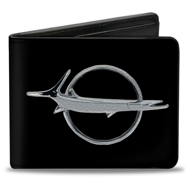 buckle down Bi-Fold Wallet - Barracuda Emblem Black Silver