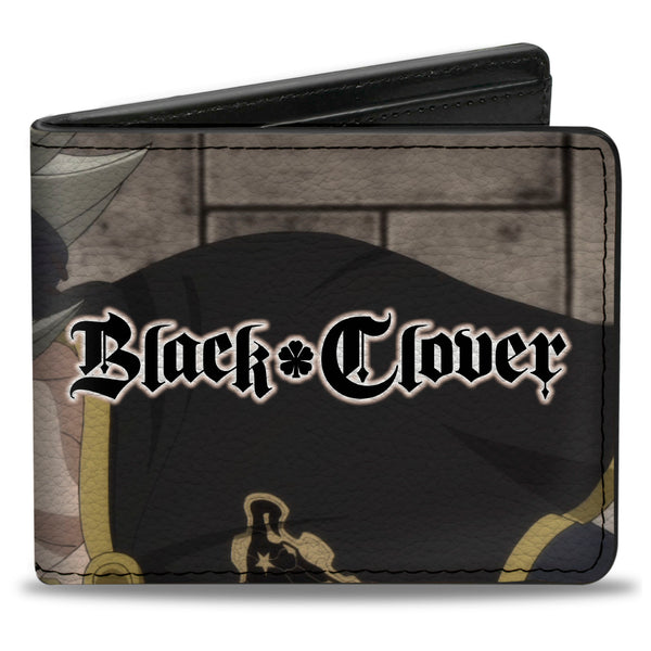buckle down Bi-Fold Wallet - BLACK CLOVER Asta Profile Pose and Title Logo