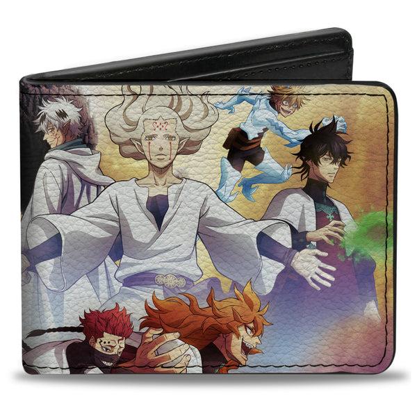 buckle down Bi-Fold Wallet - BLACK CLOVER Character Collage and Title Logo