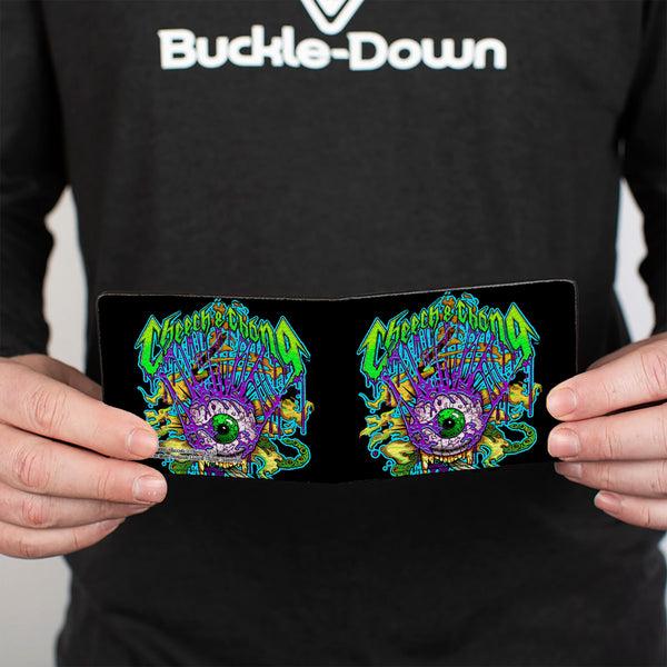 Buckle Down Bi-Fold Wallet - CHEECH & CHONG Earache My Eye Trip Black Multi Color